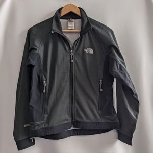 North Face Windstopper Black Full Zip Flight Series Jacket Zippered Pockets M